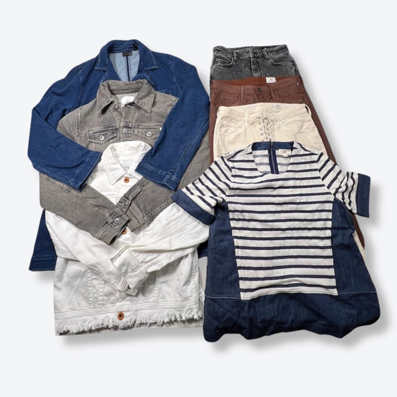 AG Adriano Goldschmied Denim & Clothing Women's & Men's New/Samples Wholesale Lot
