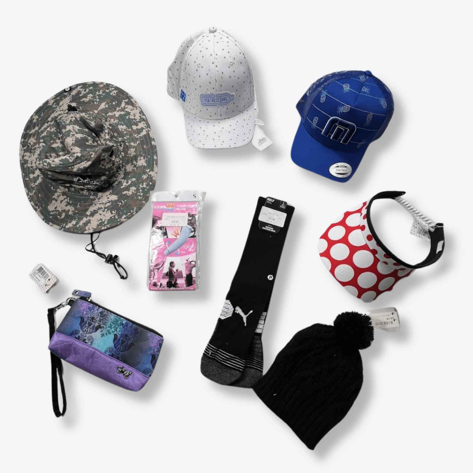 Activewear Accessories: Adidas, Nike, Puma & more Assorted New Wholesale - Boutique by the Box Wholesale for Resellers