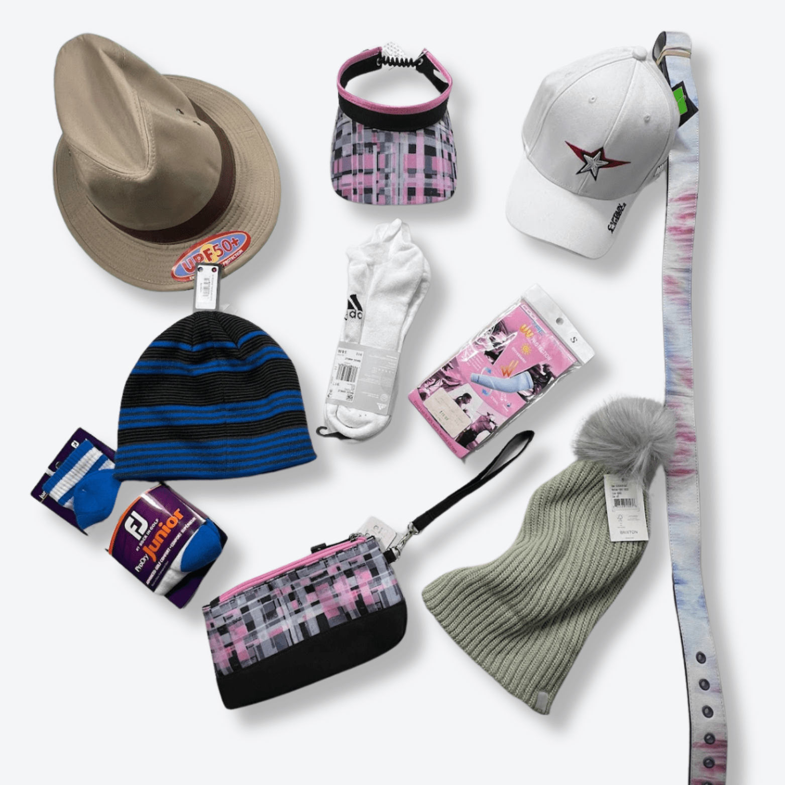 Activewear Accessories: Adidas, Nike, Puma & more Assorted New Wholesale - Boutique by the Box Wholesale for Resellers