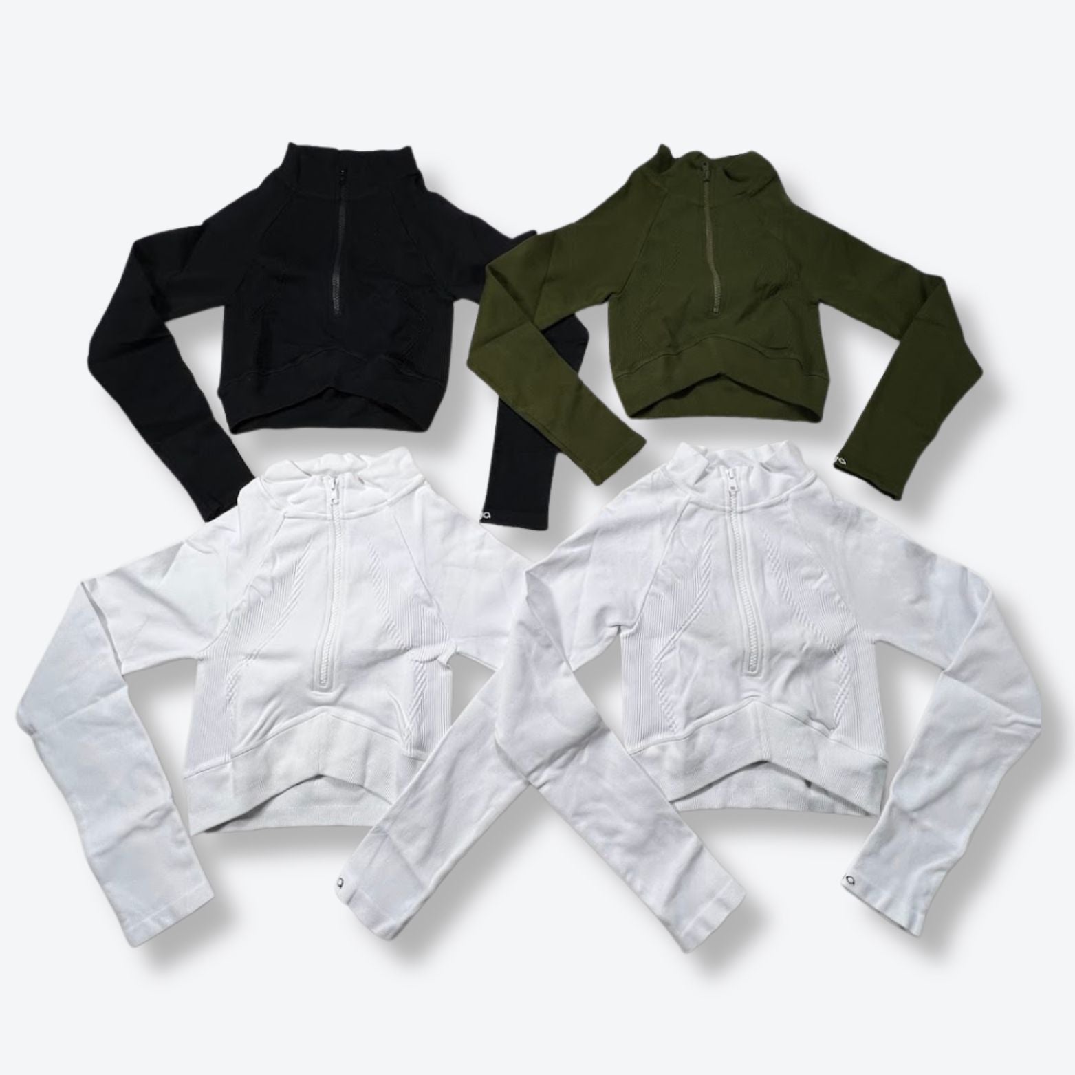 Athleisure: Joja Exhale Long Sleeve Quarter Zip $85 Retail New Wholesale - Boutique by the Box Wholesale for Resellers