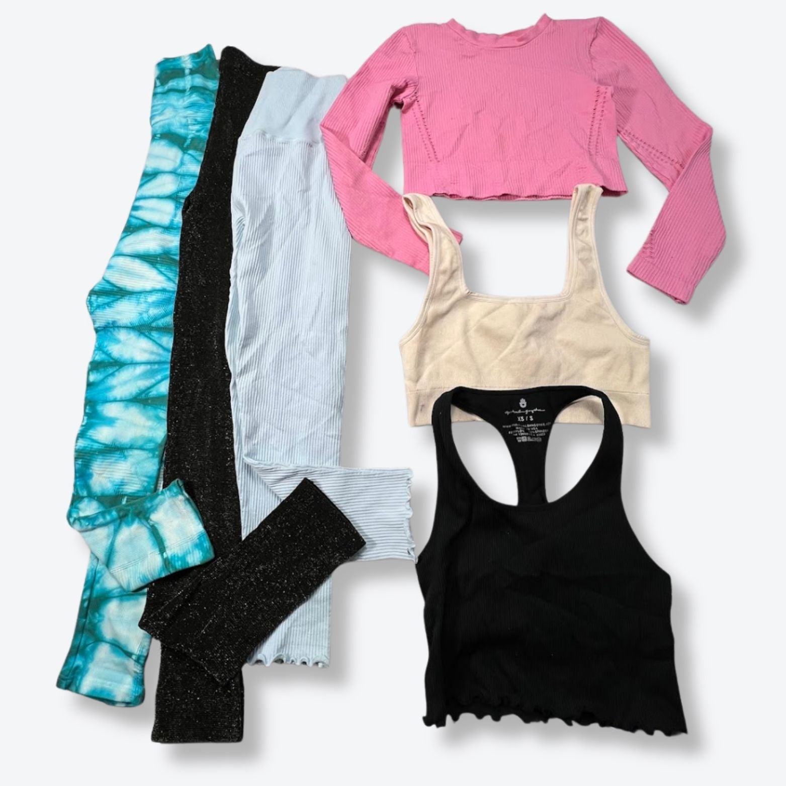 Athleisure Mix: Free People, Spiritual Gangster, Nux & Joja NWOT Wholesale - Boutique by the Box Wholesale for Resellers