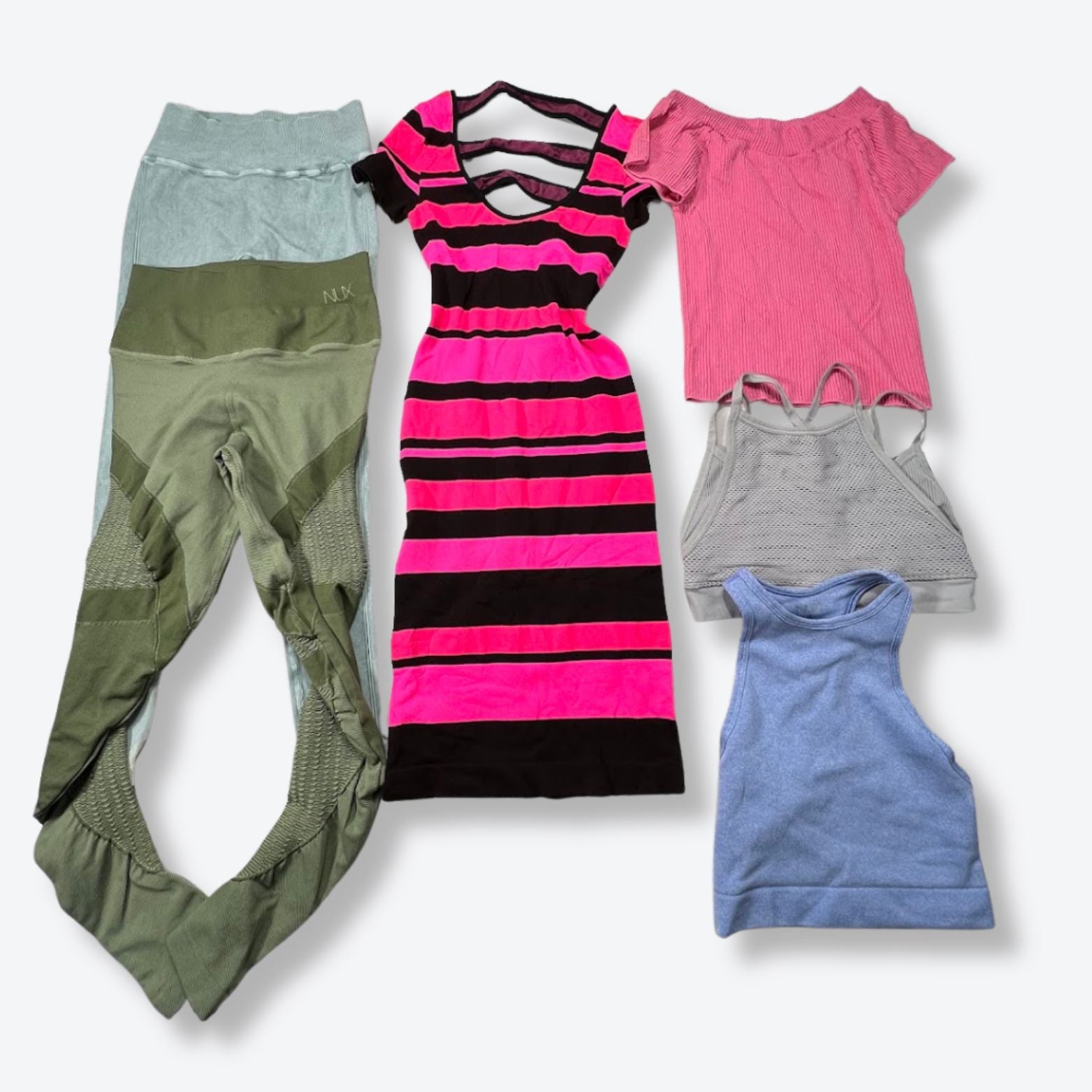 Athleisure Mix: Free People, Spiritual Gangster, Nux & Joja NWOT Wholesale - Boutique by the Box Wholesale for Resellers