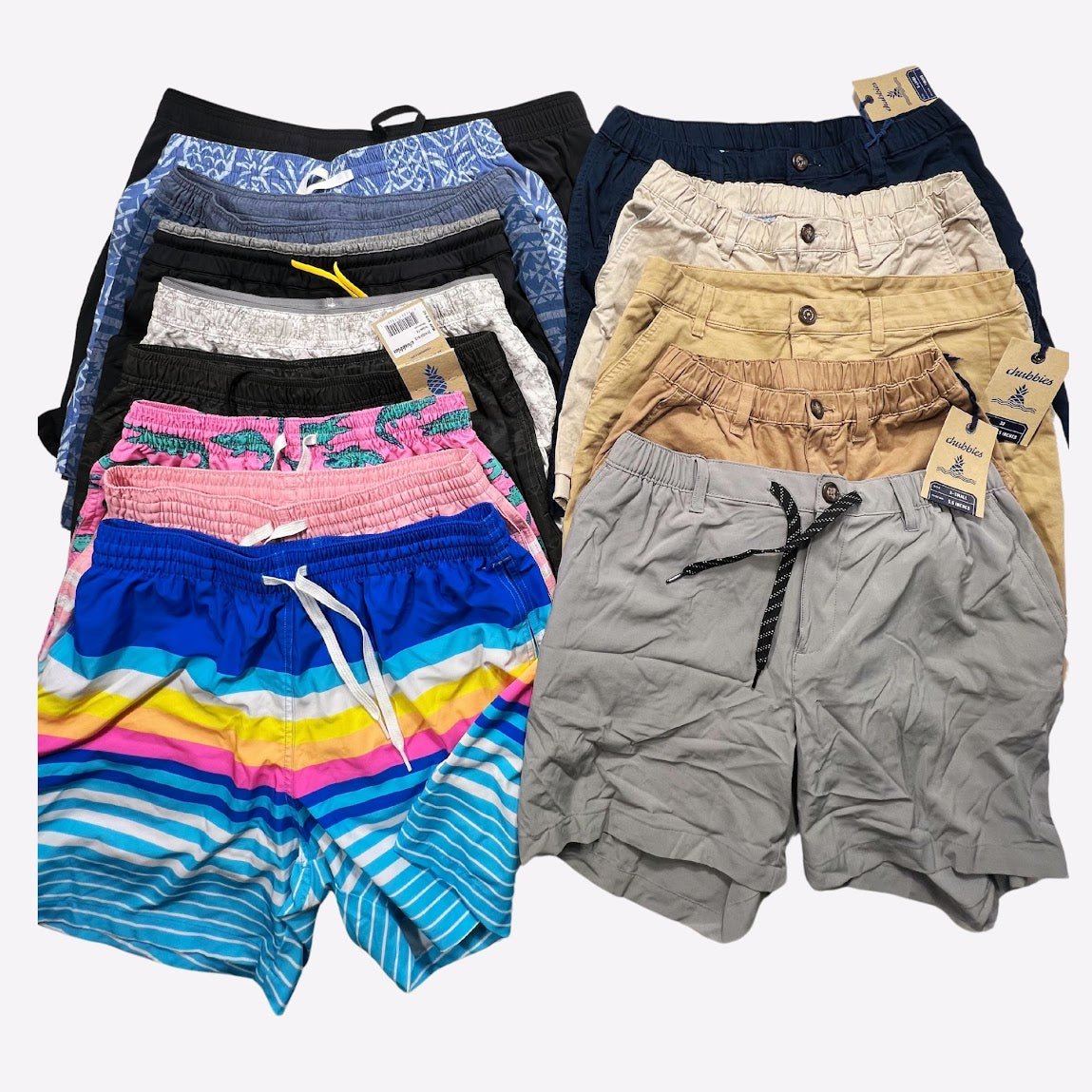 Chubbies Assorted Men's Clothing New & Returns Wholesale - Boutique by the Box Wholesale for Resellers