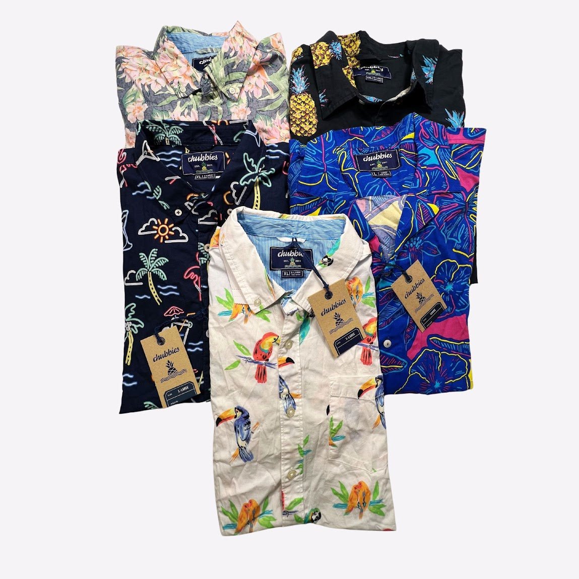 Chubbies Assorted Men's Clothing New & Returns Wholesale - Boutique by the Box Wholesale for Resellers