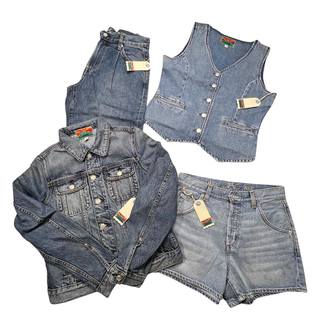 Daily Blue Denim Assorted Women's Clothing New Wholesale - Boutique by the Box Wholesale for Resellers