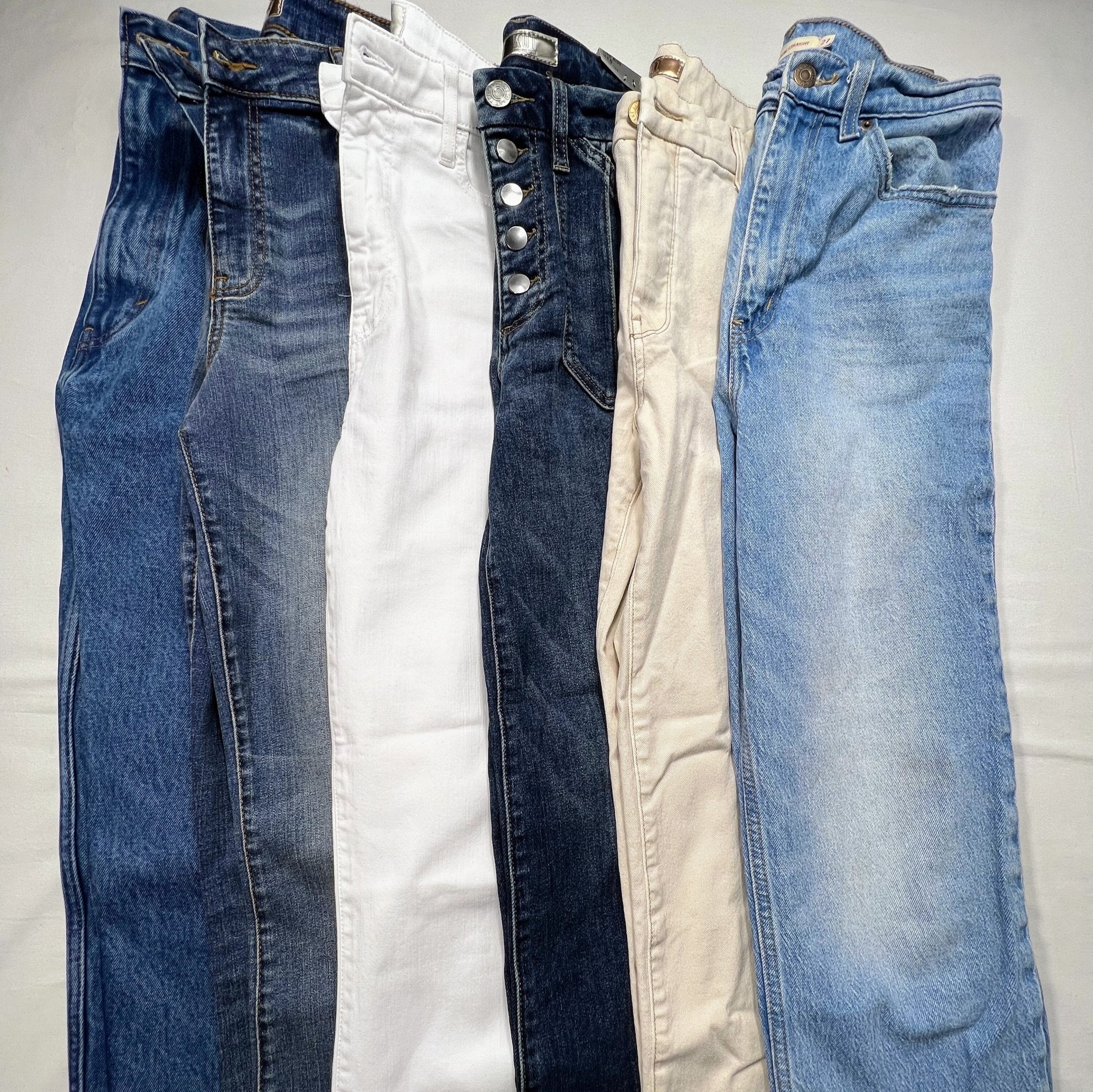DENIM: AG, Levi's, NYDJ, Kut from the Kloth & more Assorted New/Returns Wholesale - Boutique by the Box Wholesale for Resellers
