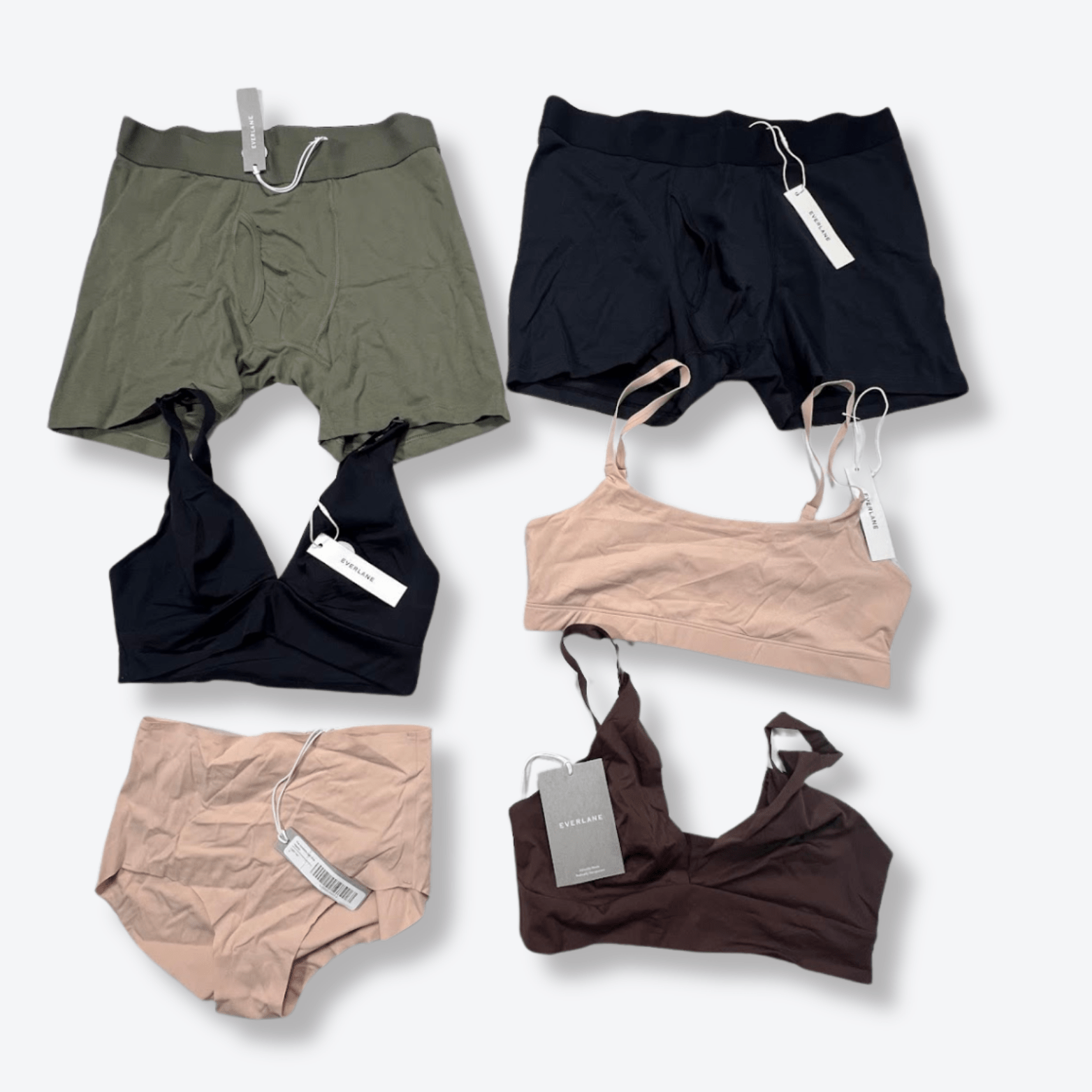 Everlane Intimates Women's & Men's Clothing NWT/NWOT Returns Wholesale - Boutique by the Box Wholesale for Resellers