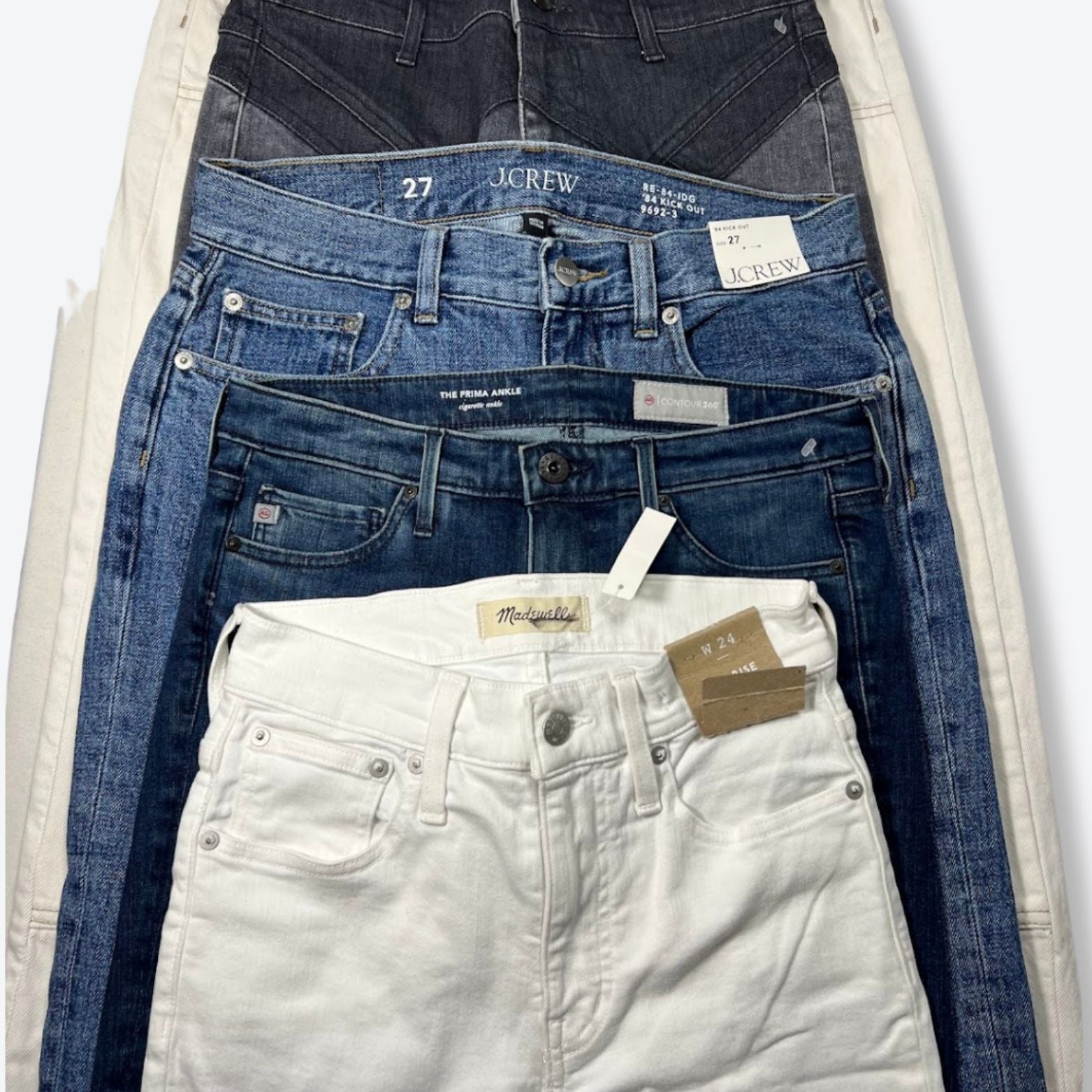 Fall & Winter Essentials: Denim, Outerwear & Sweaters Women's New/Returns Bulk Clothing - Boutique by the Box Wholesale for Resellers