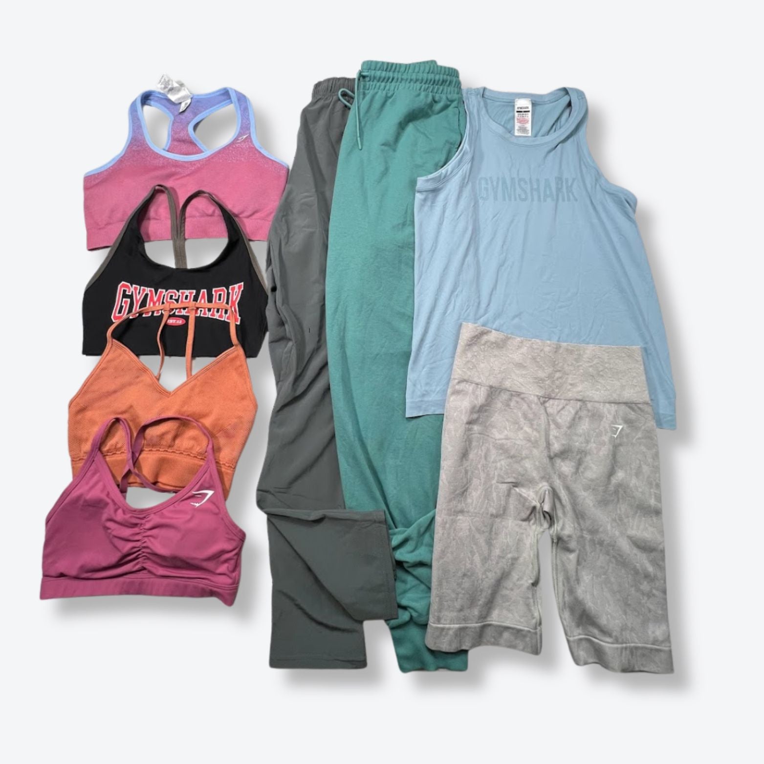 Gymshark Active/Athleisure Women's & Men's Clothing Returns Wholesale - Boutique by the Box Wholesale for Resellers