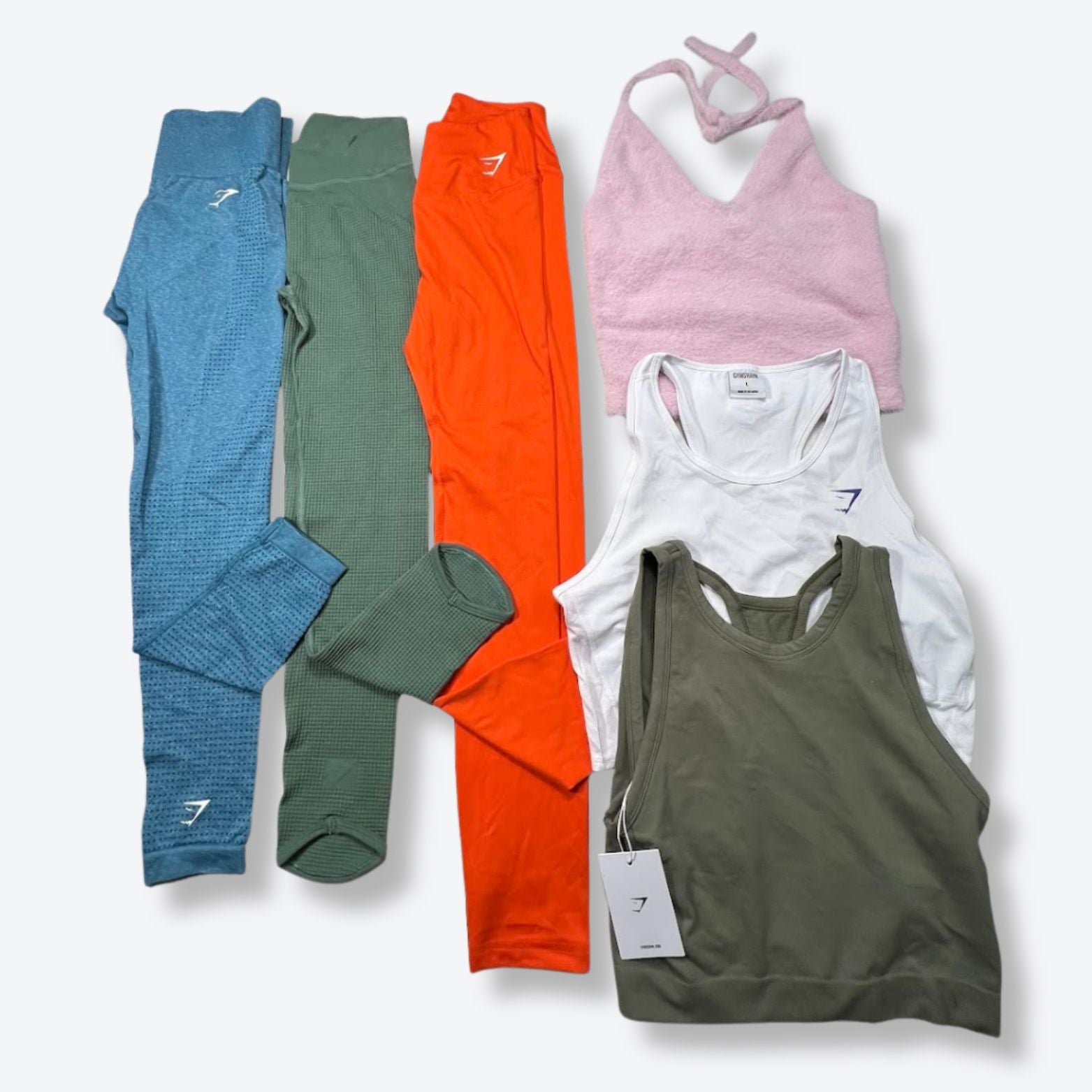 Gymshark Active/Athleisure Women's & Men's Clothing Returns Wholesale - Boutique by the Box Wholesale for Resellers