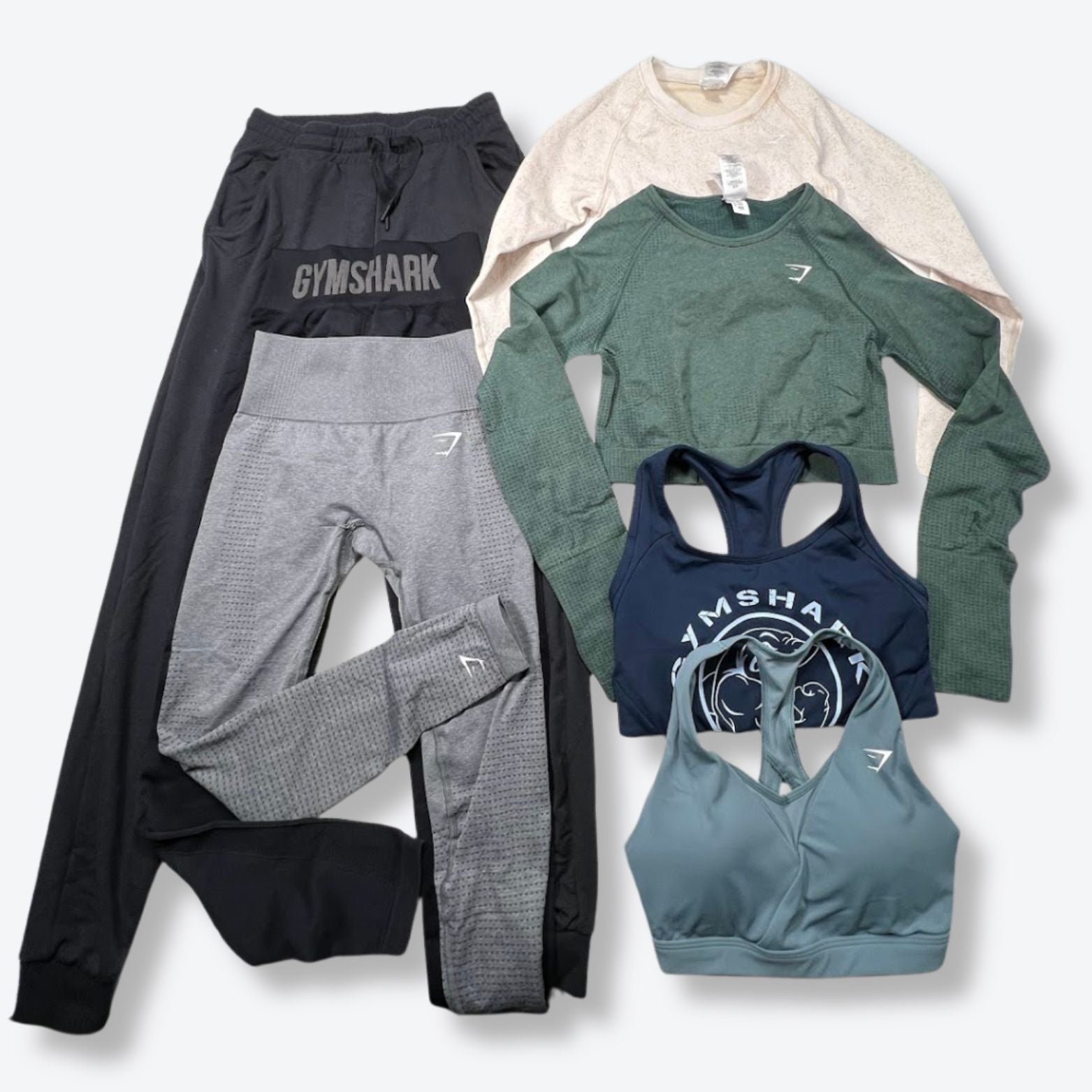 Gymshark Active/Athleisure Women's & Men's Clothing Returns Wholesale - Boutique by the Box Wholesale for Resellers