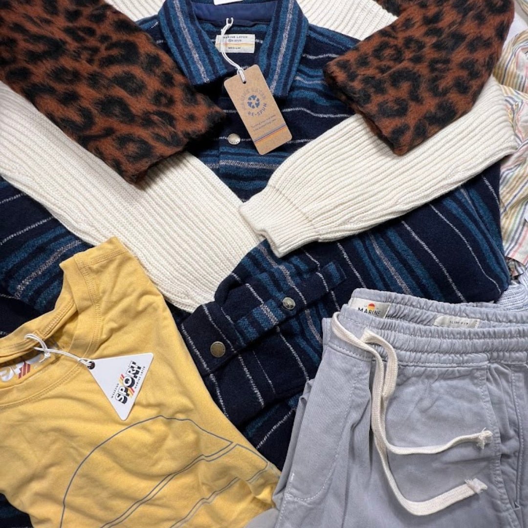 Marine Layer Assorted Women's & Men's Clothing New Wholesale - Boutique by the Box Wholesale for Resellers