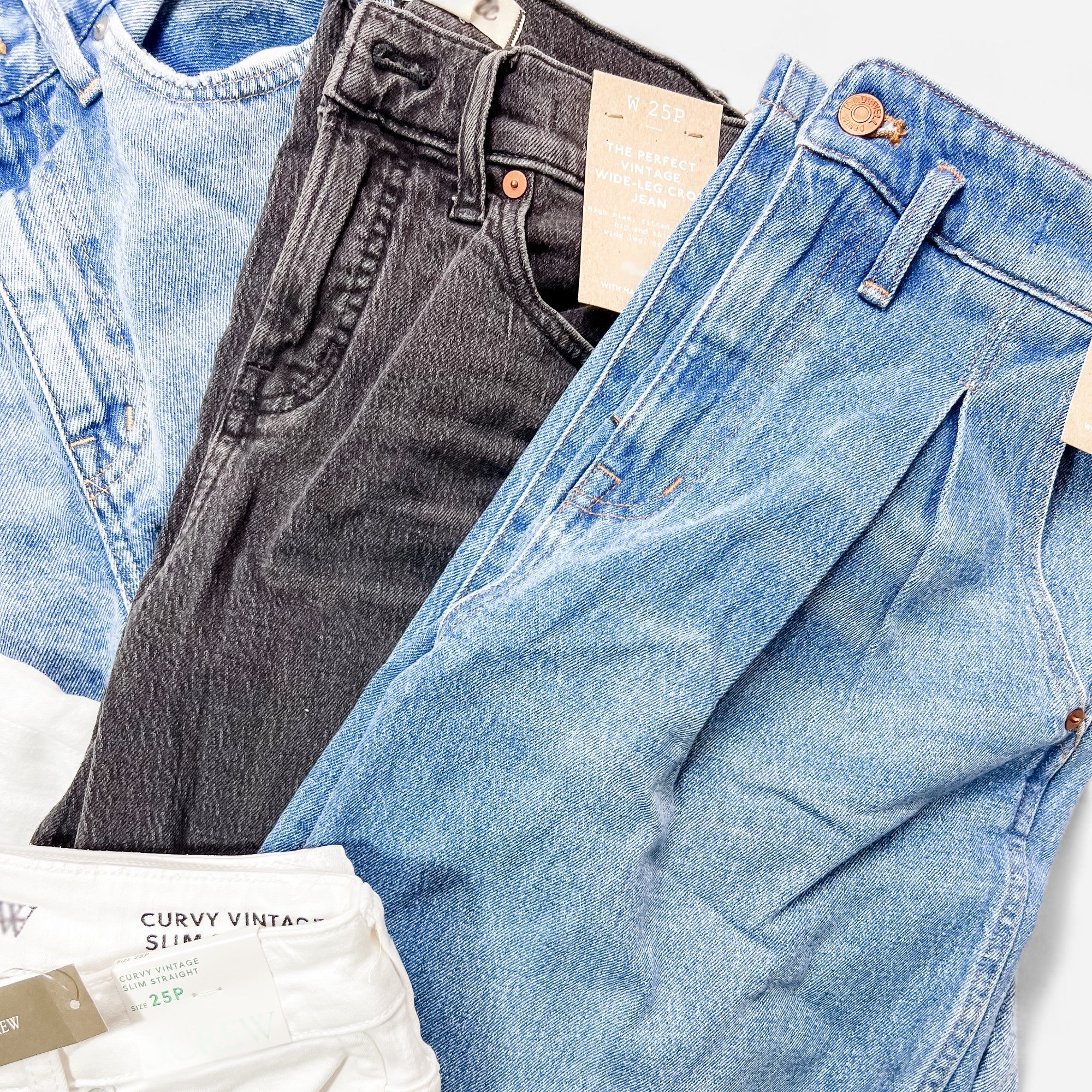 MDWLL + JCRW Denim Women's New/Returns Bulk Wholesale - Boutique by the Box Wholesale for Resellers