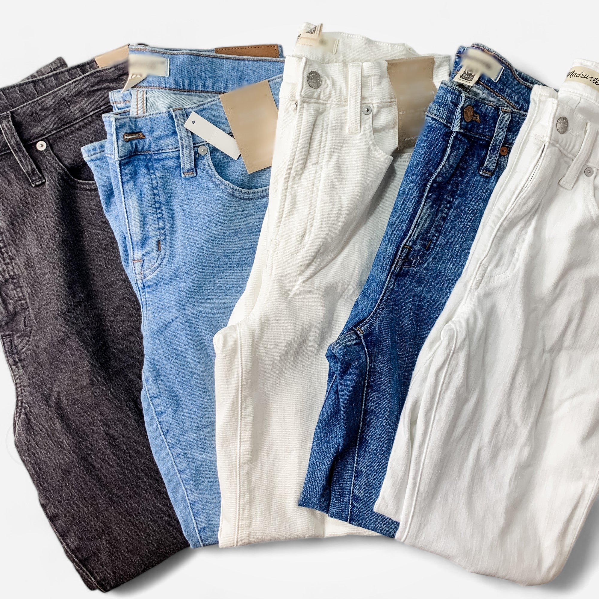 MDWLL + JCRW Denim Women's New/Returns Bulk Wholesale - Boutique by the Box Wholesale for Resellers