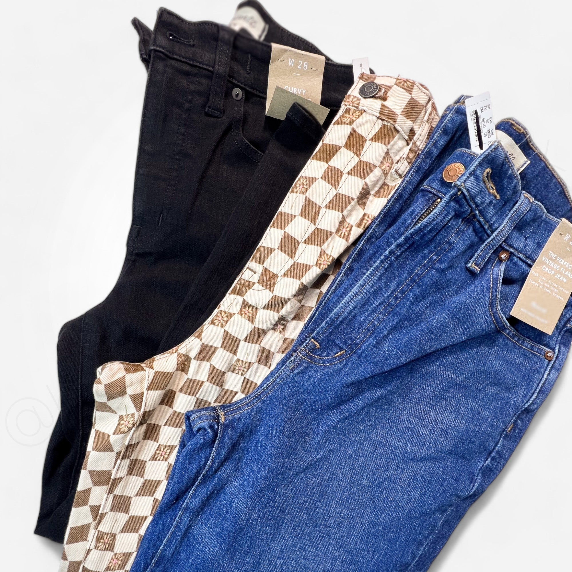 MDWLL + JCRW Denim Women's New/Returns Bulk Wholesale - Boutique by the Box Wholesale for Resellers