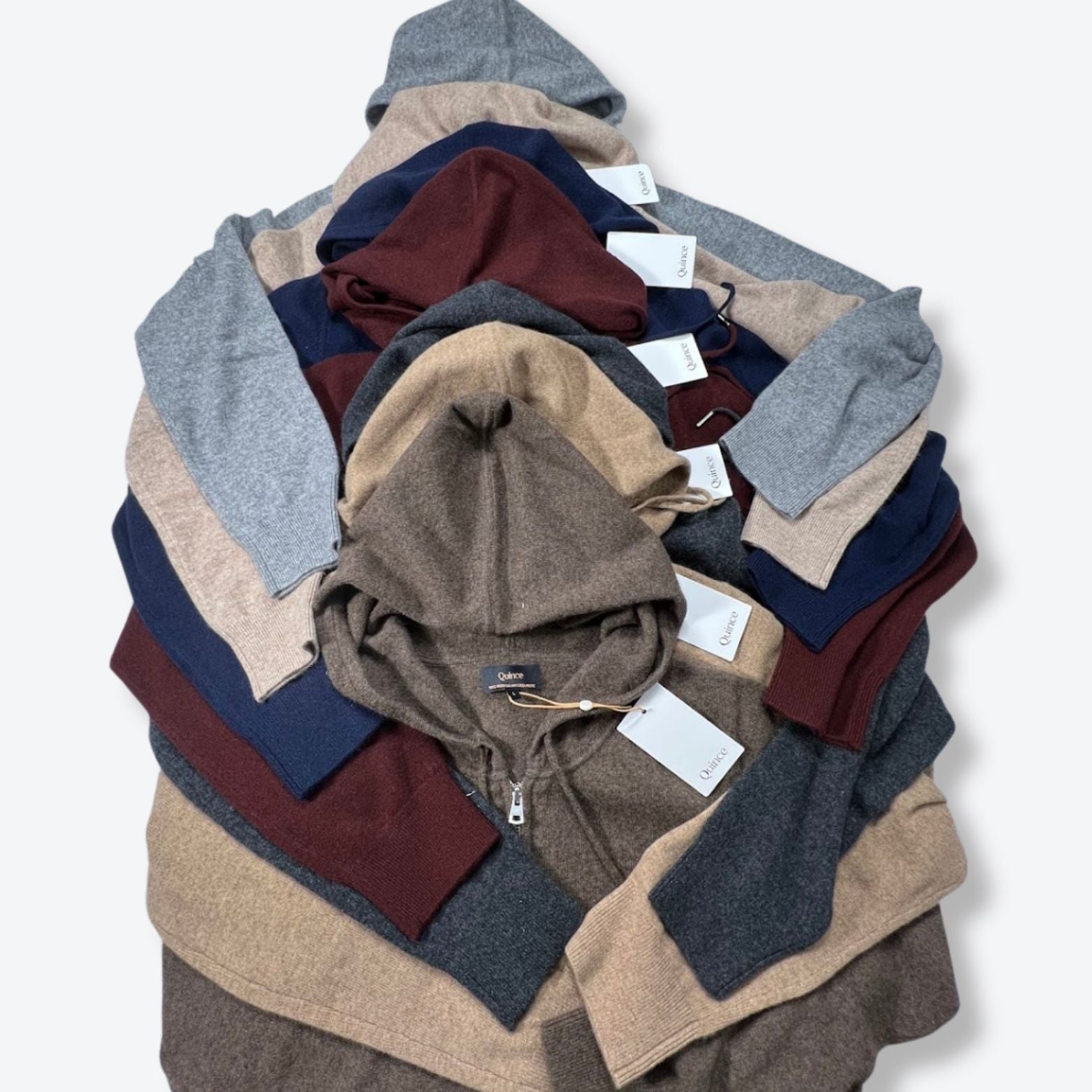 Quince Women's 100% Mongolian Cashmere Zip Ups Bulk Clothing - Boutique by the Box Wholesale for Resellers