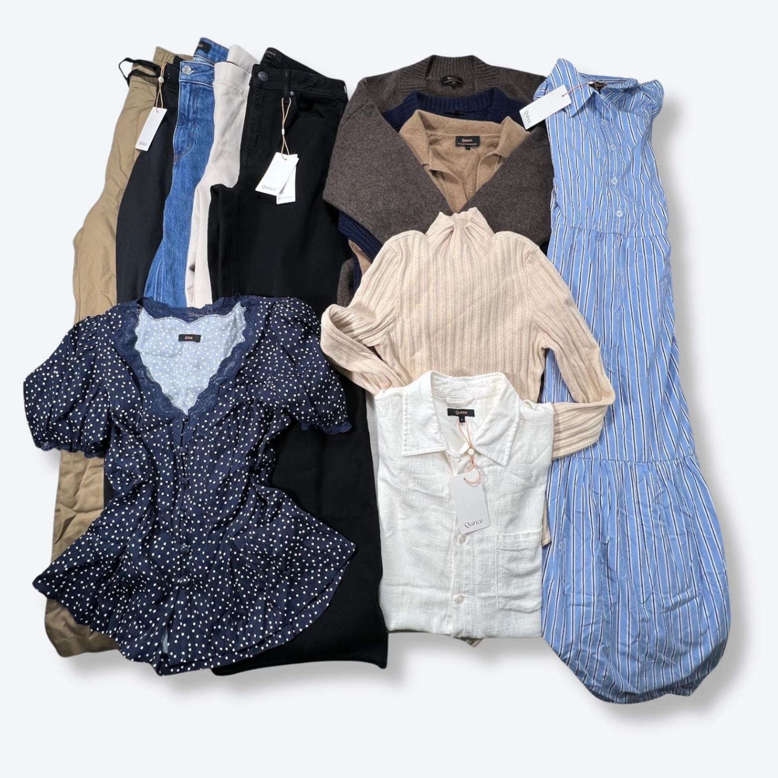 Quince Women's & Men's Returns Bulk Clothing - Boutique by the Box Wholesale for Resellers