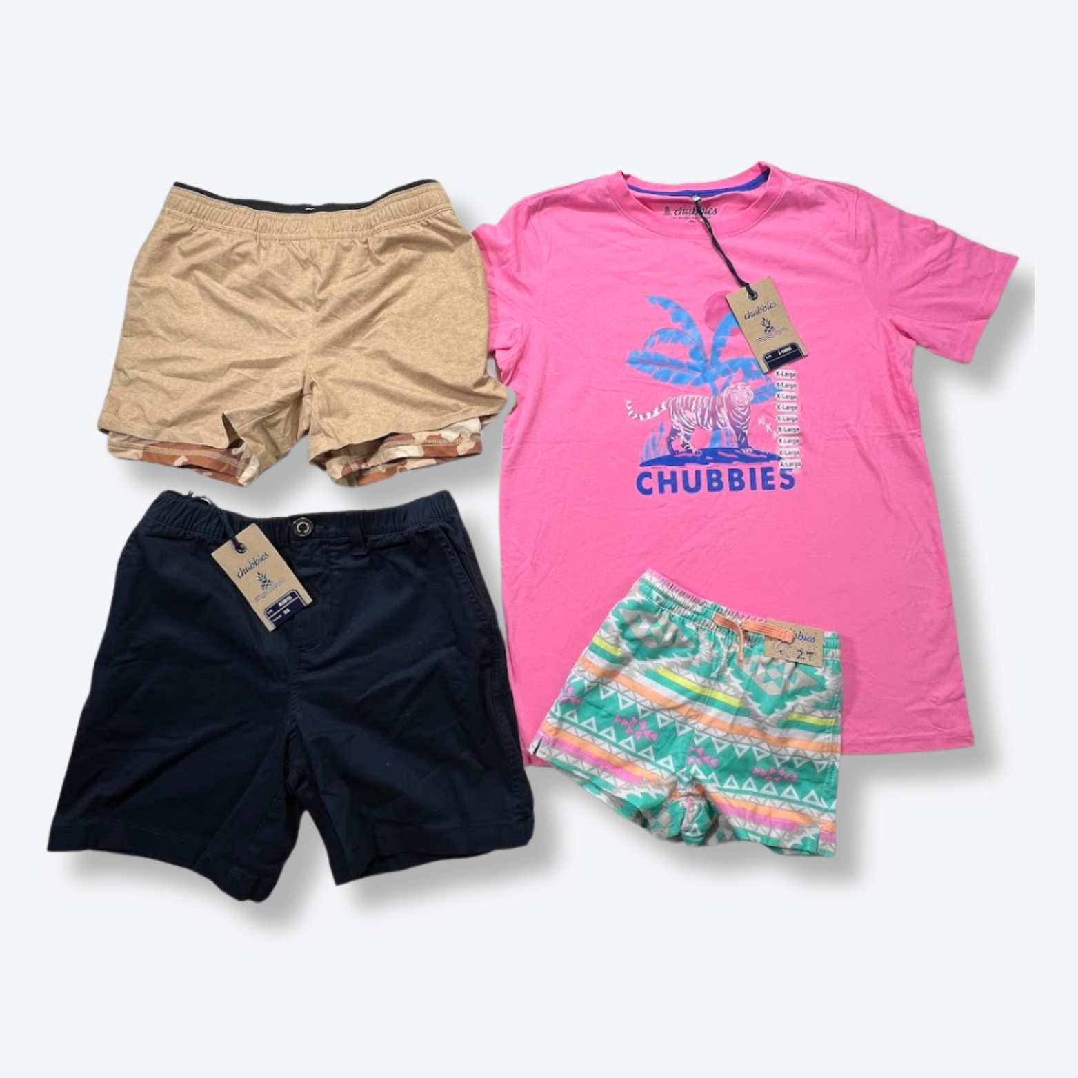 Chubbies Assorted Kid's Clothing New & Returns Wholesale