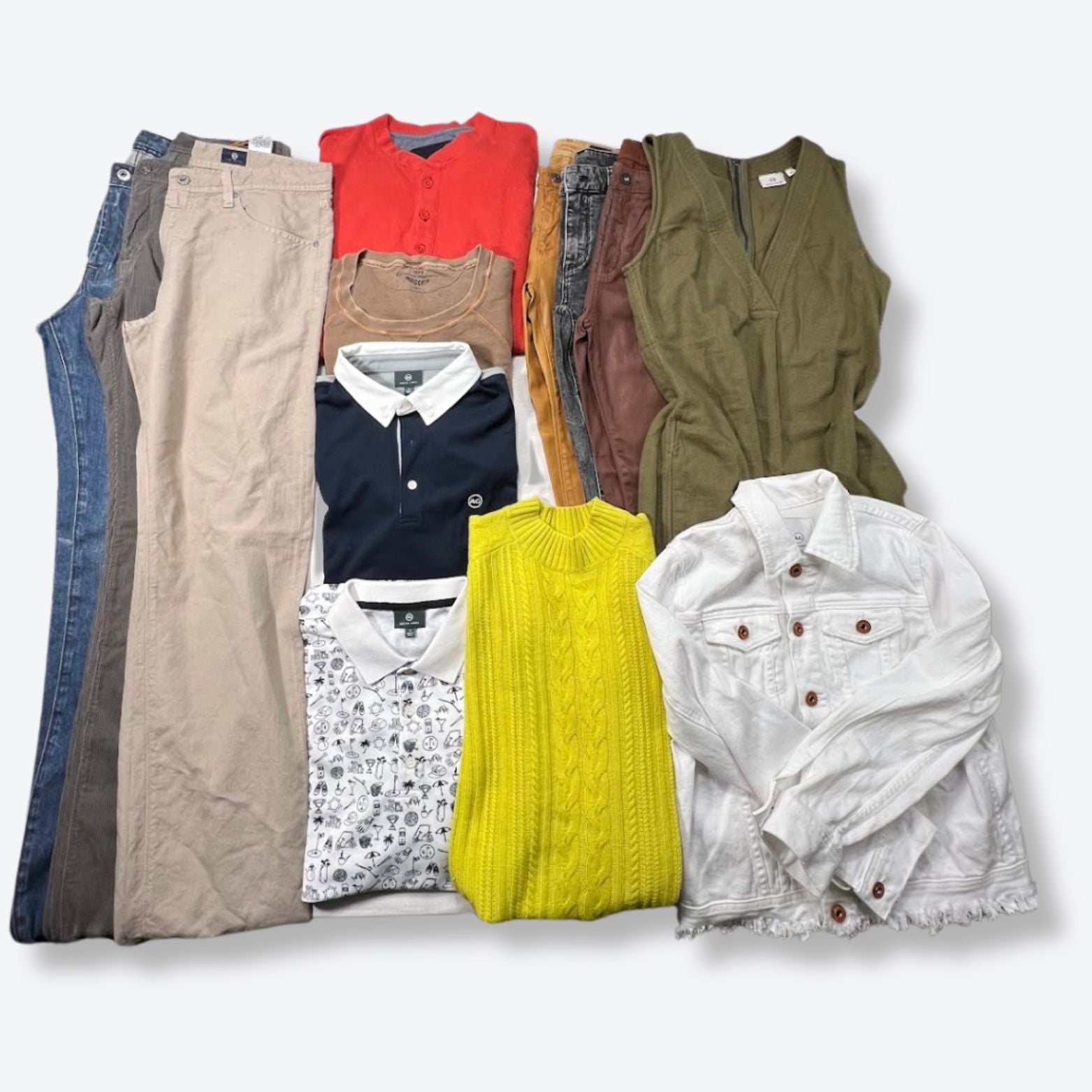 AG Adriano Goldschmied Denim & Clothing Women's & Men's New/Samples Wholesale Lot