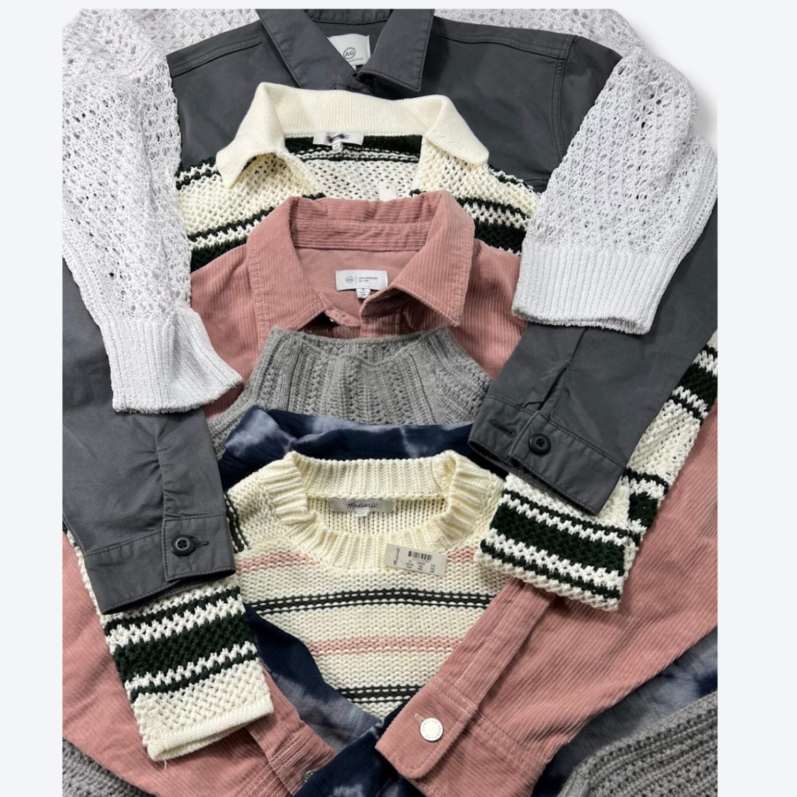 Fall & Winter Essentials: Denim, Outerwear & Sweaters Women's New/Returns Bulk Clothing