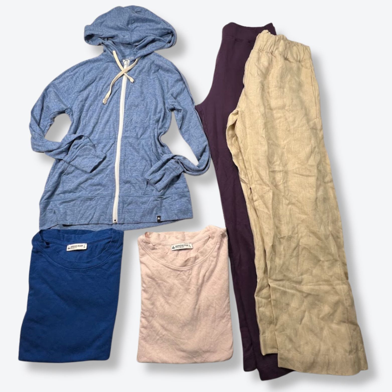 American Giant Women's & Men's Clothing Returns Bulk Wholesale - Boutique by the Box Wholesale for Resellers