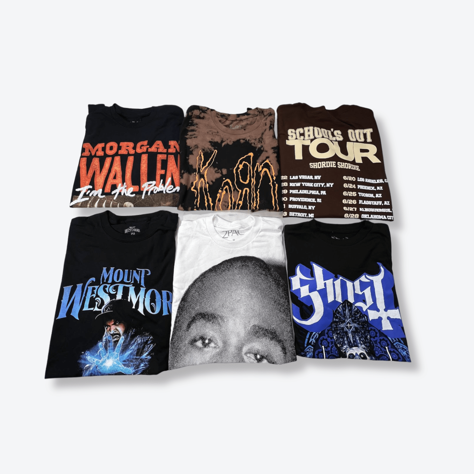 Band Tees Unisex New Wholesale Clothing - Boutique by the Box Wholesale for Resellers