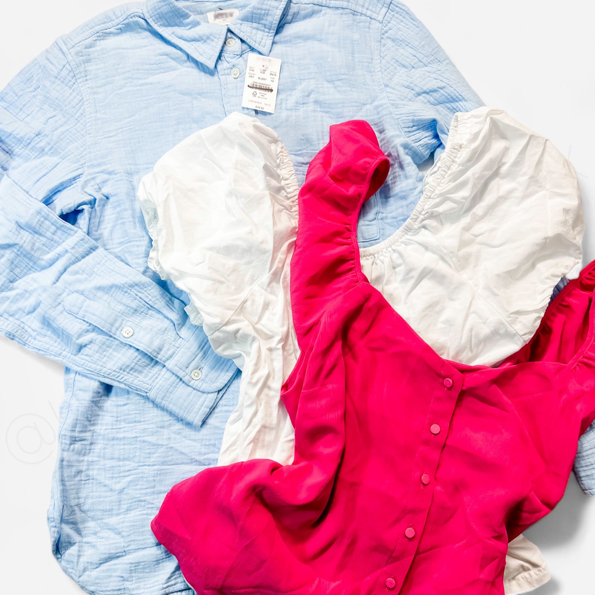 MDWLL + JCRW Tops Women's New & Returns Bulk Clothing